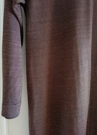 Chaqueta larga Uterqüe marrón