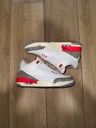 Jordan Retro 3 Rojas y Blancas