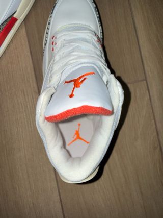 Jordan Retro 3 Rojas y Blancas