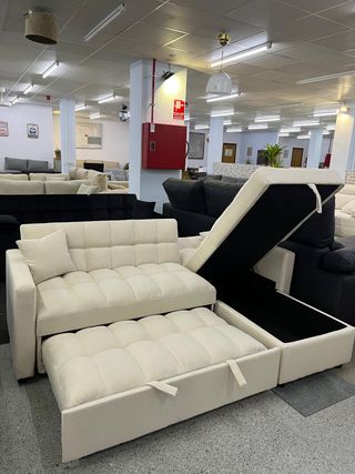 CHOLLAZO!! Nuevo sofa cama beige!!