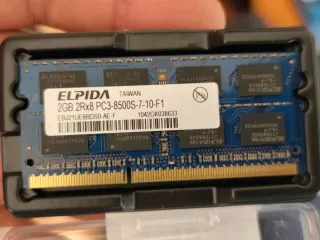 Memoria RAM DDR3 para portátil dos palancas por 5€