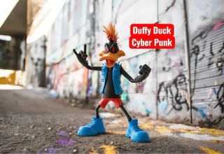 Figura Pato Lucas Cyber Punk