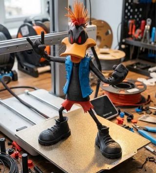 Figura Pato Lucas Cyber Punk