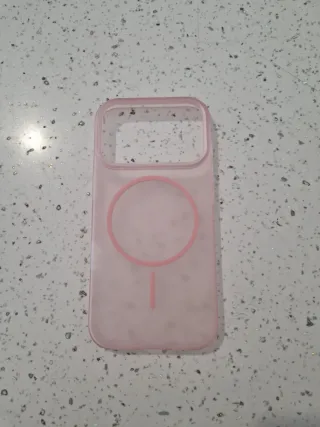 Cover Celly per iPhone 17 Pro Magsafe Rosa