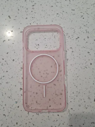 Cover Celly per iPhone 17 Pro Magsafe Rosa