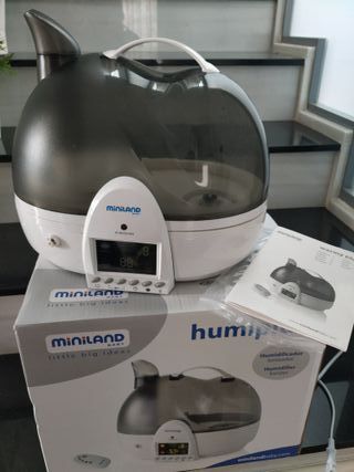 Humidificador Ionizador Miniland Gris/Blanco