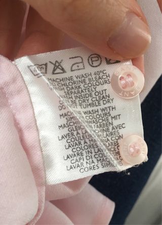Camisa Gant Mujer Talla 38 Rosa