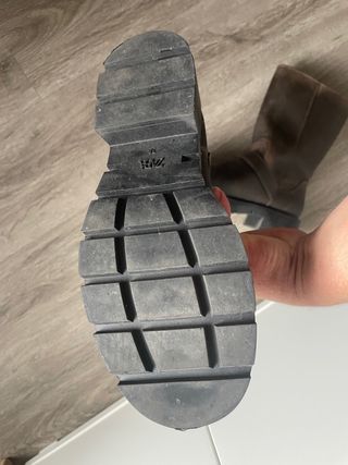 Botas Zara Talla 39 Marrón Hebillas