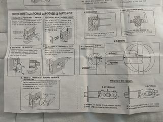 Amig conjunto de maçanetas com fechadura (165)