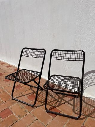 Silla retro metalica