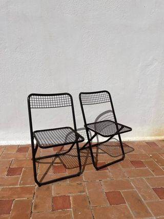 Silla retro metalica