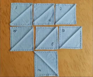 Mantel cuadrado de hilo