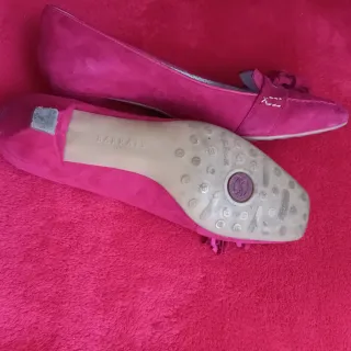 Zapatos Barrats ante rojo talla 39