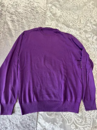 Jersey morado de manga larga