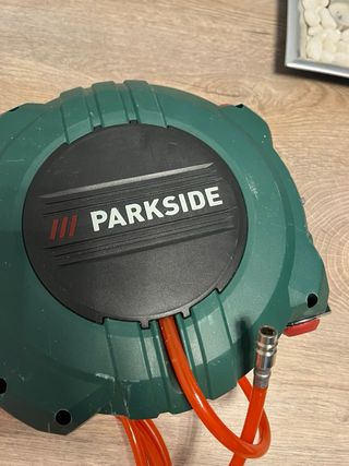 Enrollador Manguera Aire Parkside