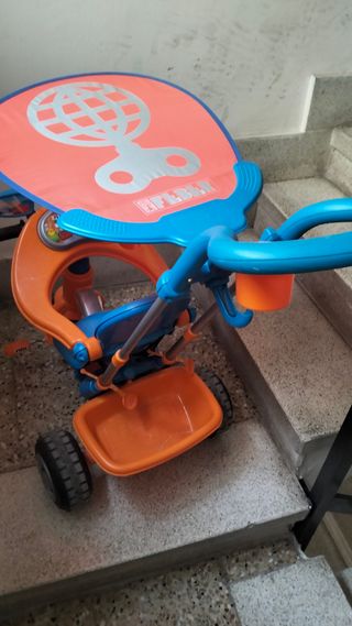 Bicicleta infantile con carrello