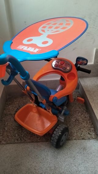 Bicicleta infantile con carrello