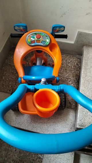 Bicicleta infantile con carrello