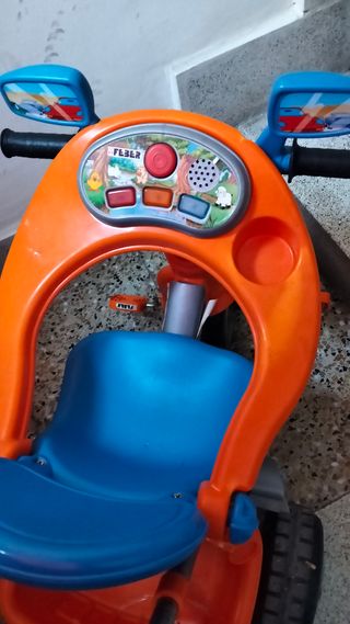 Bicicleta infantile con carrello