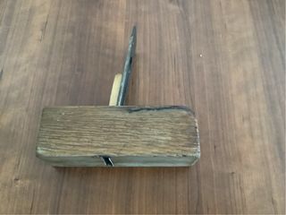 Cepillo carpintero madera antiguo
