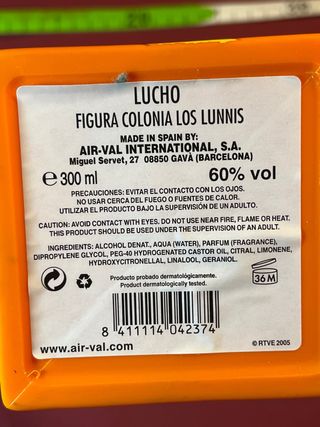 Bote Colonia Figura Lucho TV