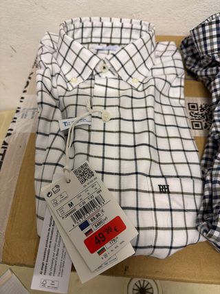 Camisa cuadros RH Talla M
