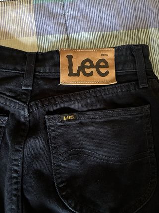 Jeans Lee vita alta neri vintage