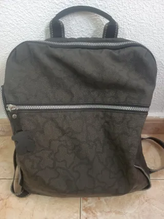 Mochila Tous Negra con Estampado