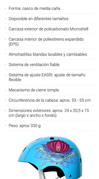 Casco patinete/bicicleta Skull Gap azul