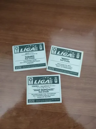 Cartas Fútbol Liga 97-98 Real Oviedo