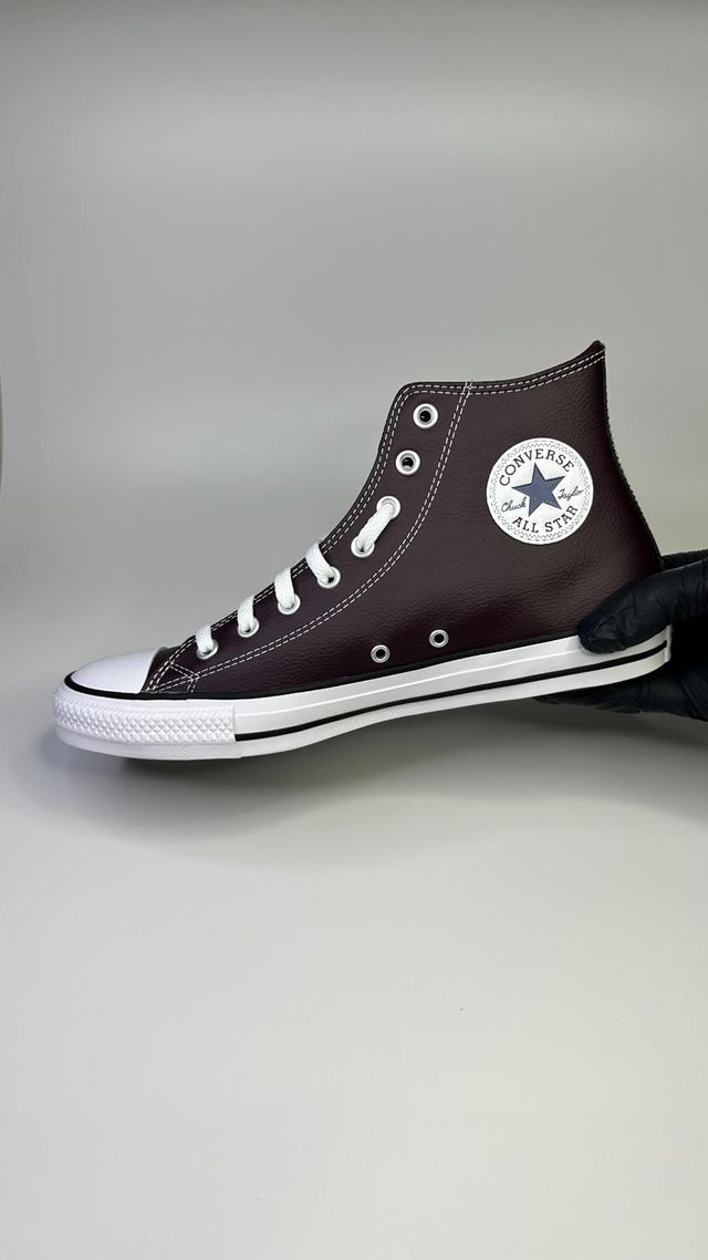 Converse CTAS Piel Burdeos - Talla 43