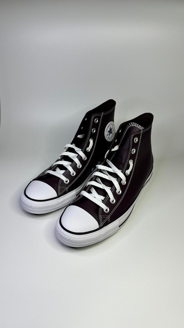 Converse CTAS Piel Burdeos - Talla 43