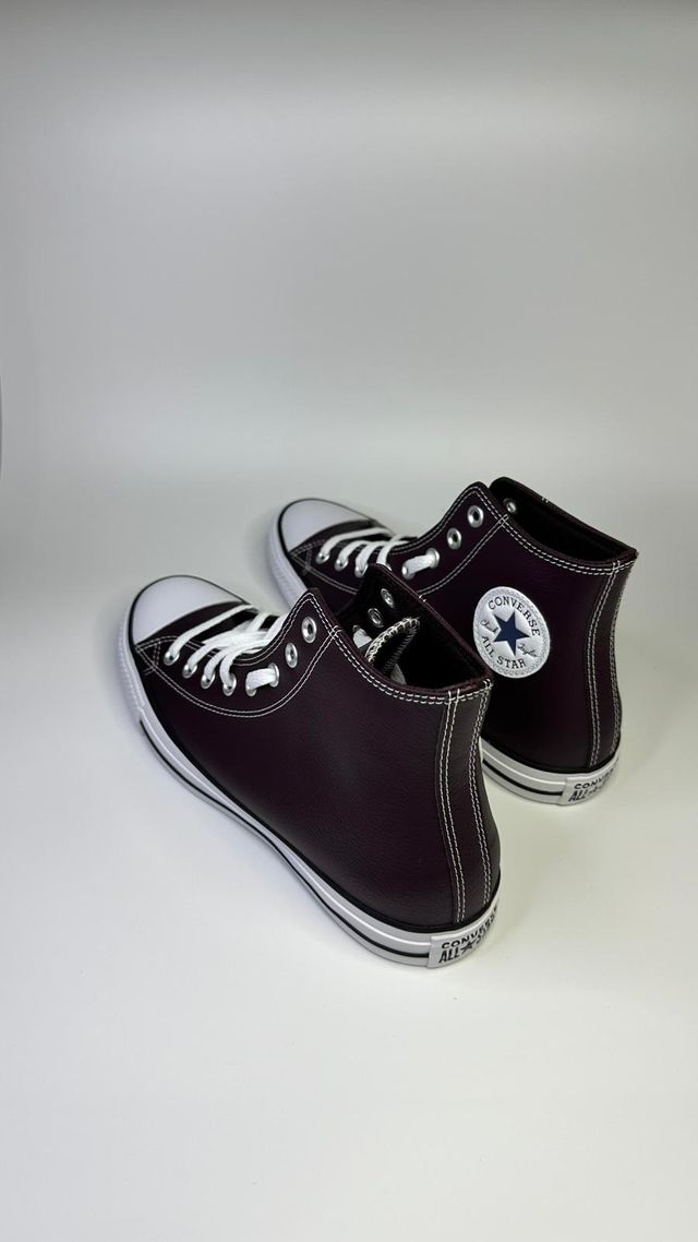 Converse CTAS Piel Burdeos - Talla 43