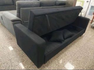 Sofá Cama 3 Plazas con Arcón