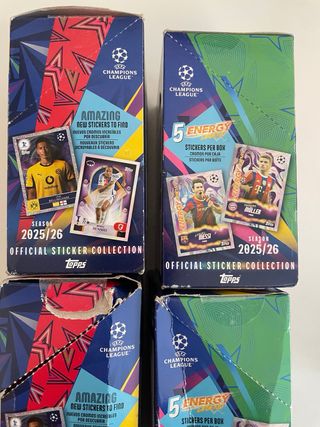 Lote Topps Champions League 2025/26