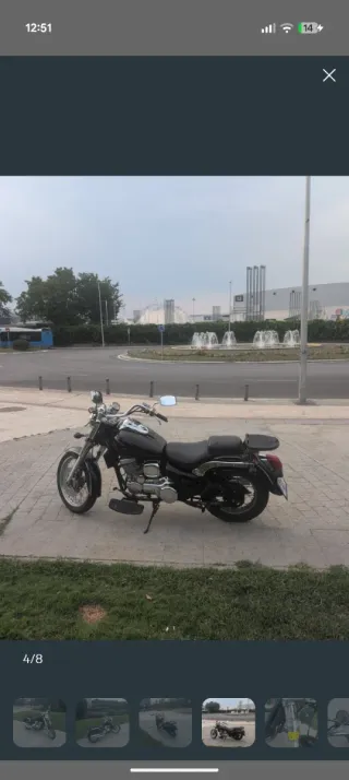 Moto Cruiser Daelim 125cc Manual Negra