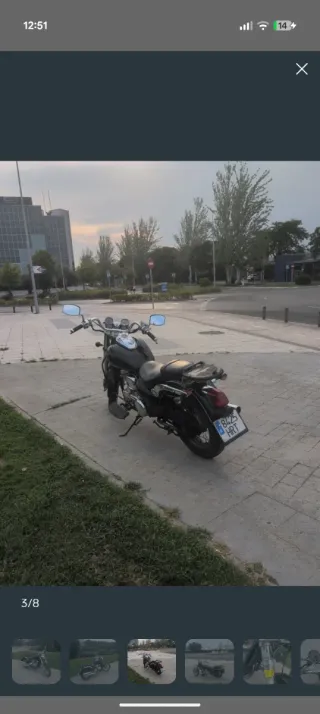 Moto Cruiser Daelim 125cc Manual Negra