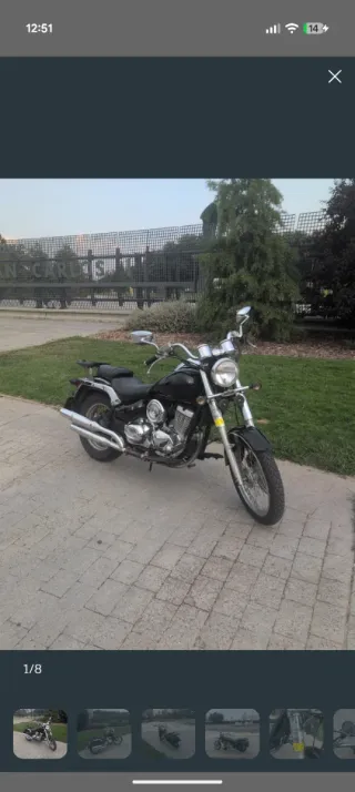 Moto Cruiser Daelim 125cc Manual Negra