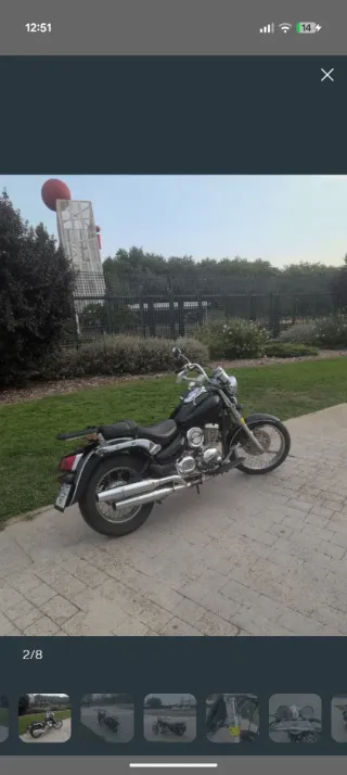 Moto Cruiser Daelim 125cc Manual Negra