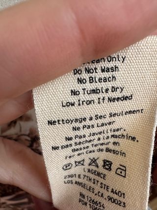 Blusa L'Agence Seda 100% Talla M