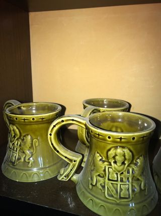 Set brocca e bicchieri Scudo Spagna