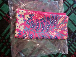 Enorme pañuelo foulard Art silk Pink Daisy.