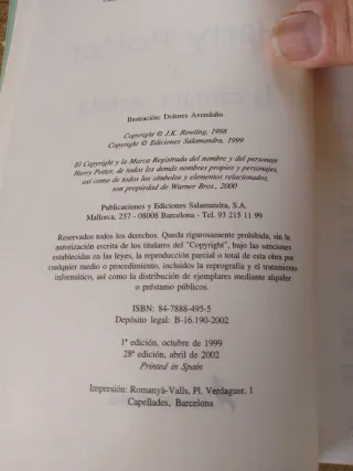Harry Potter 1 y 2 J.K. Rowling Salamandra