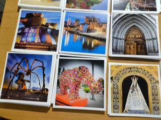 Postales Vizcaya y Bilbao cuadradas