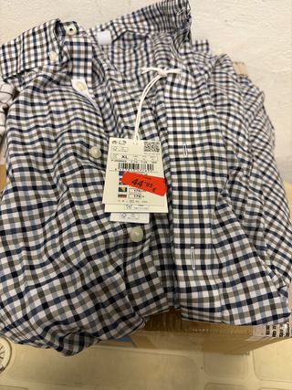 Camisa cuadros Pull&Bear XL