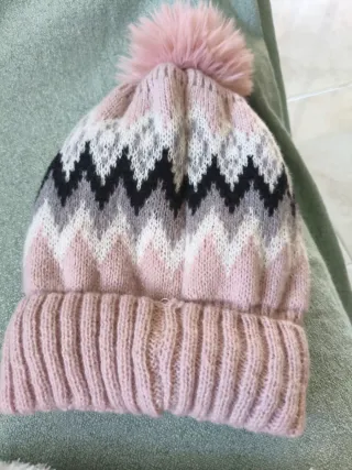Conjunto Gorro y Bufanda Invierno Zigzag