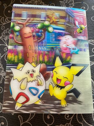 Album di figurine Pokémon pieno Include 10 metalliche