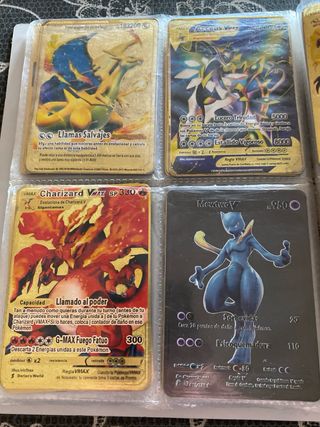 Album di figurine Pokémon pieno Include 10 metalliche