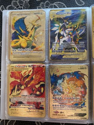 Album di figurine Pokémon pieno Include 10 metalliche