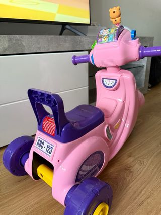 Moto Vtech 2 en 1 Rosa